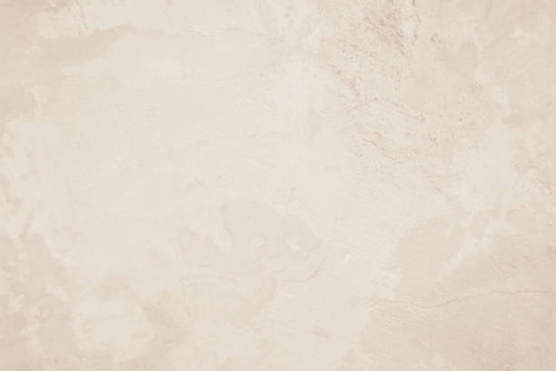 istock Cream concreted wall for interiors or outdoor exposed surface polished concrete. Cement have sand and stone of tone vintage, natural patterns old antique, design art work floor texture background. 1364328191