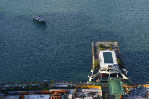 istock Star ferry at Wan Chai ferry pier, Hong Kong 1364338701