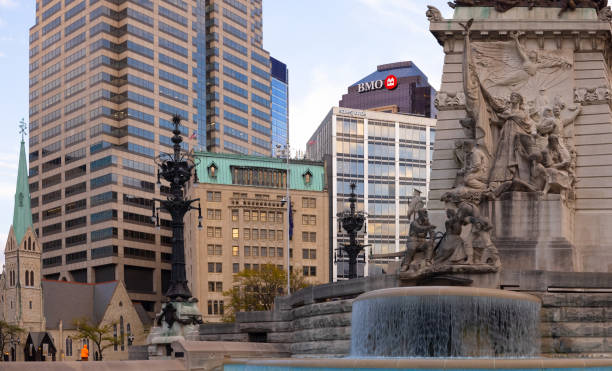 marion county - soldiers and sailors memorial arch imagens e fotografias de stock