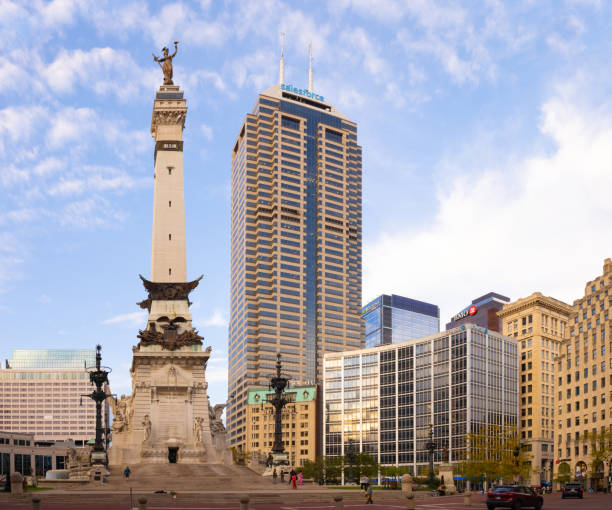 marion county - soldiers and sailors memorial arch imagens e fotografias de stock