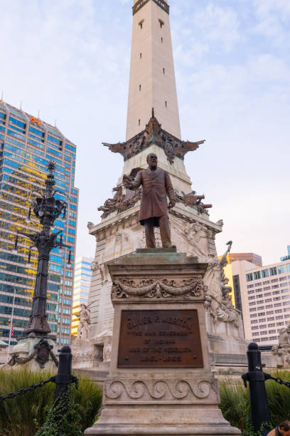 marion county - soldiers and sailors memorial arch imagens e fotografias de stock