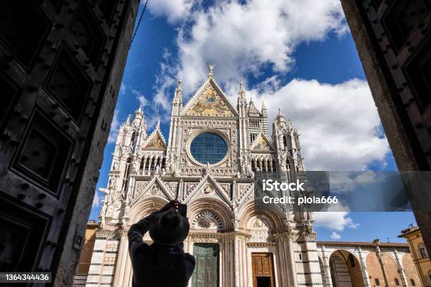 Traveling In Tuscany The Duomo Di Siena Stock Photo - Download Image Now - Architecture, Duomo Di Siena, Siena - Italy