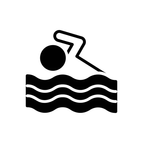 Vector illustration of Swimming natation