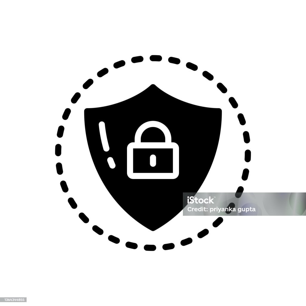 Lock Protected Protected Lock Stock Illustration - Download Image Now - Icon Symbol ...