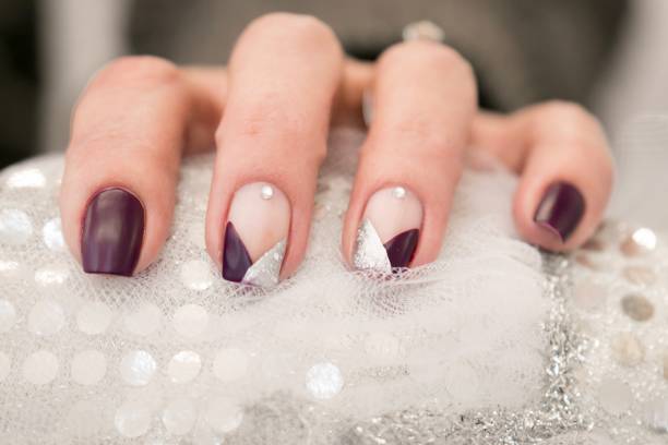 istock Colorful Gel Nail Art Design 1364350795