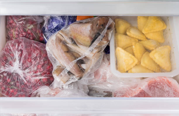 istock frozen berries and convenience foods in the refrigerator drawer 1364357287