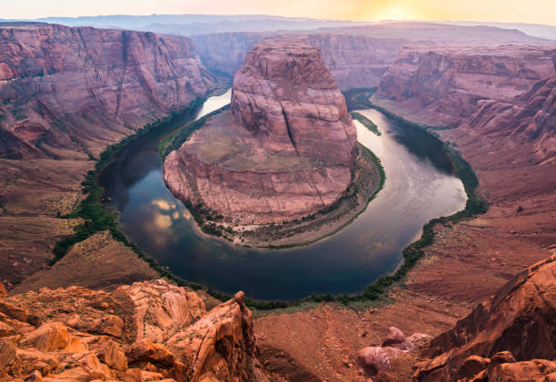 istock beautiful horseshoe bend at sunset,Page,Arizona,usa. 1364360426