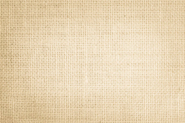 jute hesse toile de jute toile de jute toile tissée texture motif de fond en beige clair crème couleur brun blanc. tissage naturel de fibre de lin et de tissu de coton texture comme vide propre pour la décoration. - sack photos et images de collection