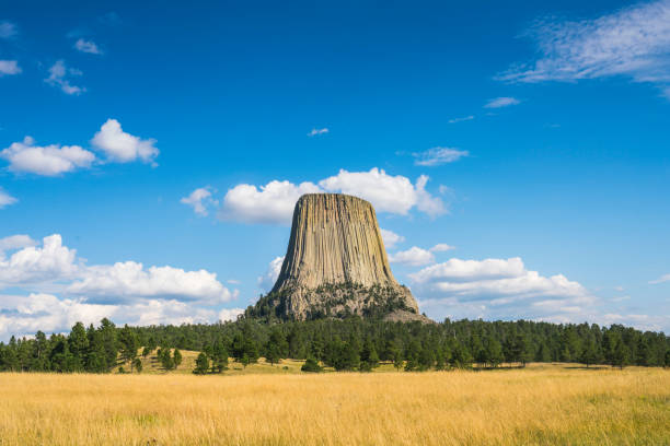 istock Devils Tower National Monumenton sunny day ,wyoming,usa. 1364360885