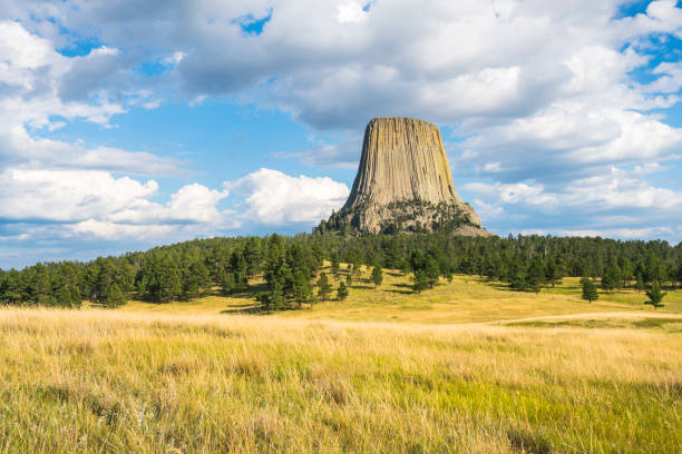 istock Devils Tower National Monumenton sunny day ,wyoming,usa. 1364360889