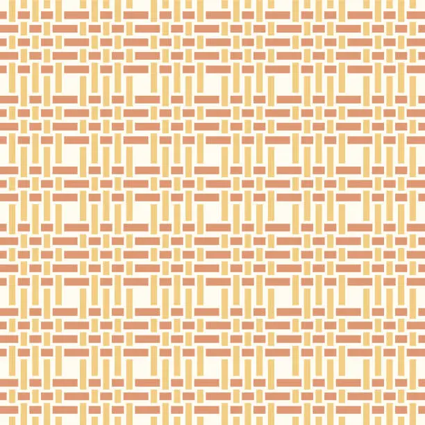 Vector illustration of Japanese Net Weave Vector Seamless Pattern