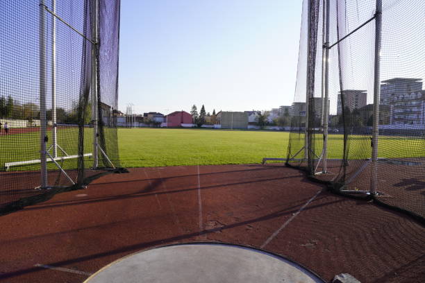 istock Arad, Arad Romania - December 9 2021: Stadium with running track athletics stadium 1364363853