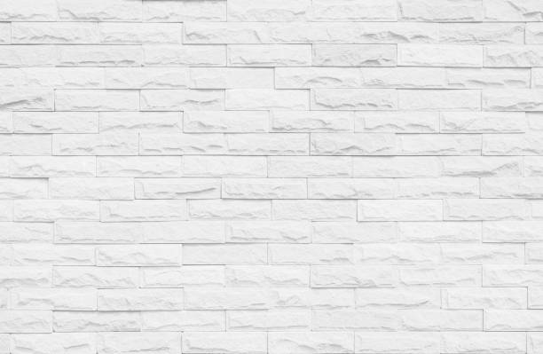 istock White grunge brick wall texture background for stone tile block painted in grey light color wallpaper modern interior and exterior and room backdrop design 1364366324