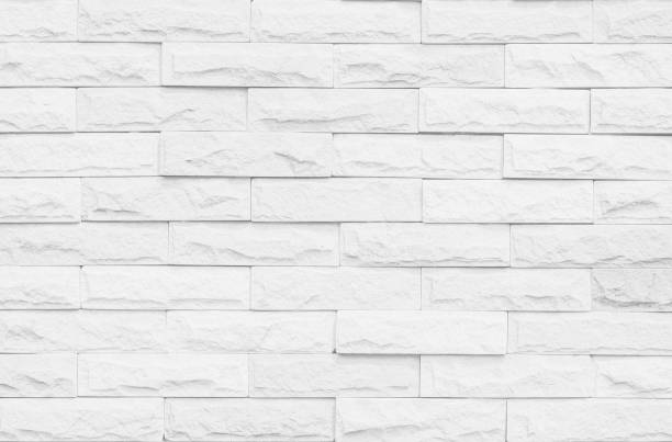 istock White grunge brick wall texture background for stone tile block painted in grey light color wallpaper modern interior and exterior and room backdrop design 1364367063