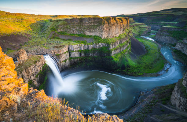 istock palouse fall state park at sunset,washington,usa. 1364372561