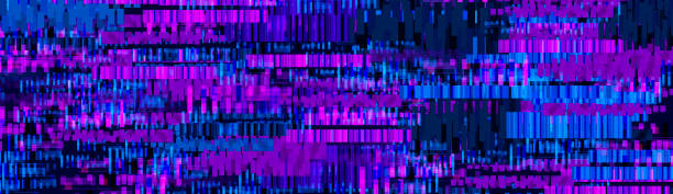 istock Vector Abstract Background Template, Glitches, Colorful Banner, Abstarct Distortions. 1364372805