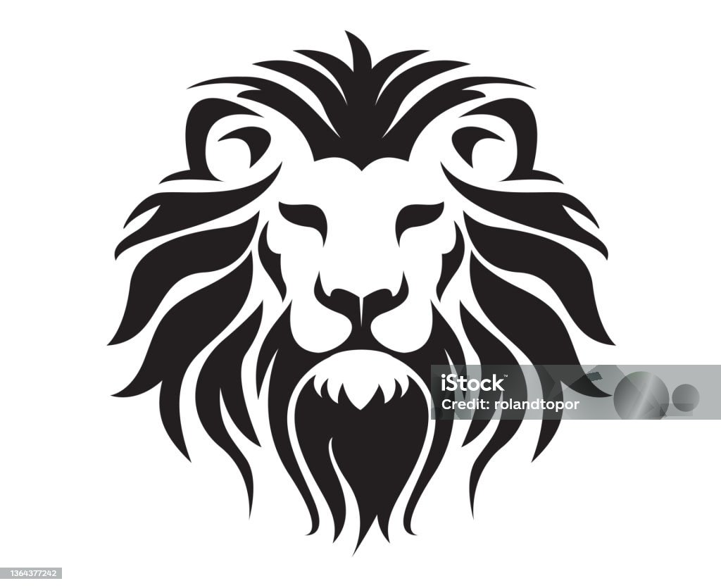 Wild Lion Head And Logo Icon Vector Illustration Stock Illustration -  Download Image Now - Lion - Feline, Tattoo, Animal Head - iStock