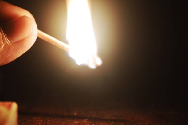 istock wooden matches and the resulting light 1364377276