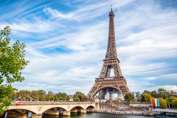 istock The Eiffel tower from the river Seine in Paris 1364380433