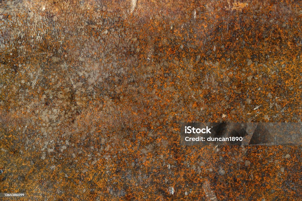 Corrosion, corroded, aged, marked, rough grunge background texture Full Frame Stock Photo