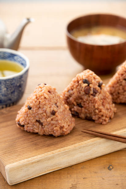 Japanese food: Fermented brown rice rice balls