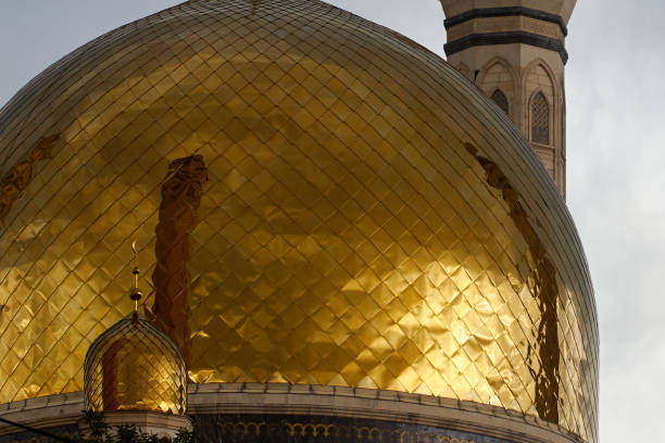 istock gilded dome and minarets of the mosque 1364393900