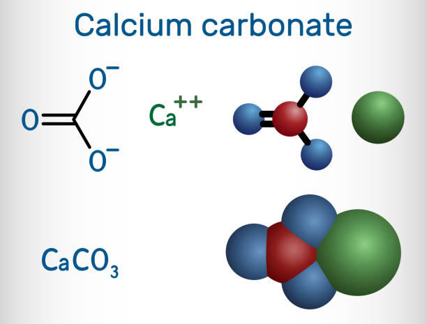 ภาพประกอบสต็อกที่เกี่ยวกับ “โมเลกุลแคลเซียมคาร์บอเนต มันเป็นสารประกอบไอออนิกเกลือคาร์บอนิกของแคลเซียม caco3 เกลือแคลเซ� - ปูนขาว”