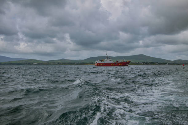 crucero por los acantilados, costa de kerry, irlanda - republic of ireland famous place dingle peninsula slea head fotografías e imágenes de stock