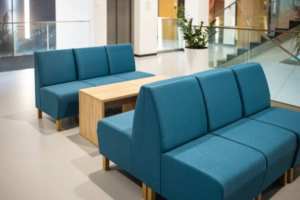istock Modern waiting room at the corporate building 1364400597