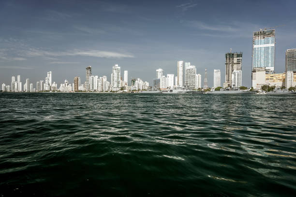 Coast of Cartagena stock photo
