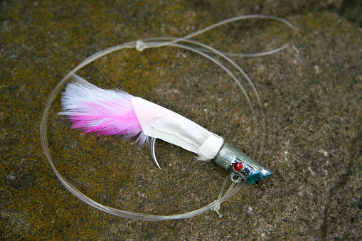 Japanese traditional fishing lure called \