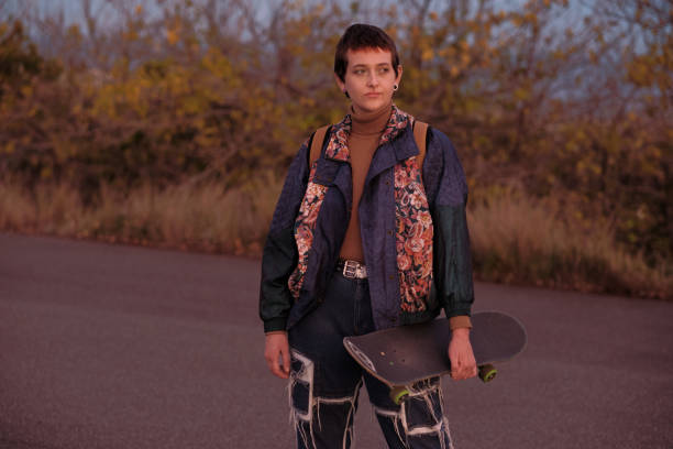 istock A cool fashionable female skater. 1364428802