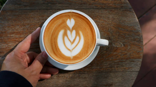 istock hot cofffee, cappuccino coffee or latte coffee