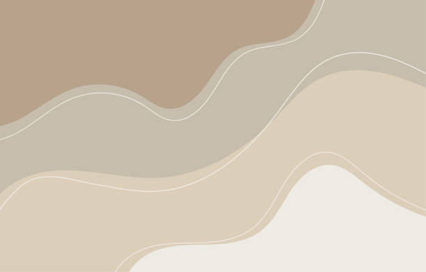 illustrations, cliparts, dessins animés et icônes de fond beige couleur café minimal - wallpaper sample