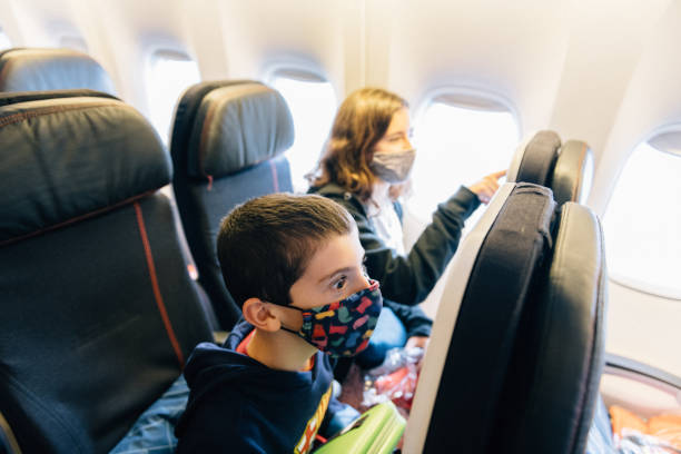 istock Family Air Travel 1364443112