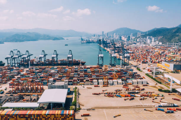 istock container ship terminal in Shenzhen, China 1364446187