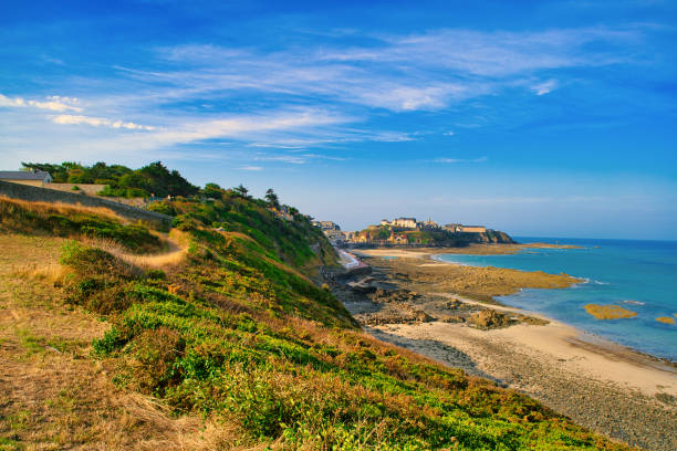 istock sunset Granville france normandy 1364447790