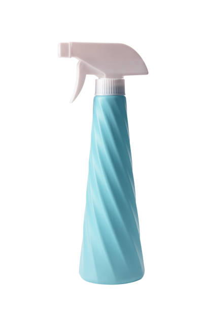 Plastic spray bottle (Clipping Path) isolated on the white background