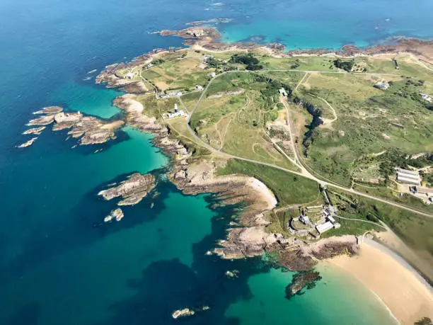 Alderney from the air