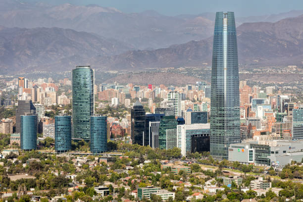 istock Santiago de Chile, Aerial View 1364452041