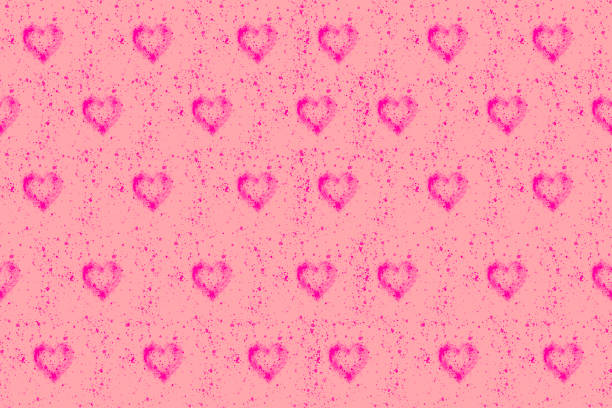 Happy Valentine's day card hearts