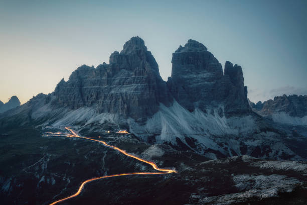 istock Tre Cime di Lavaredo at night, Dolomites, Italy 1364456202