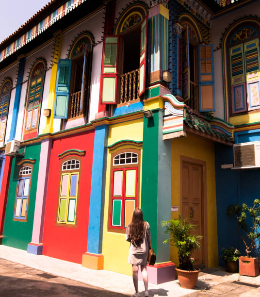 cingapura  - little india - fotografias e filmes do acervo