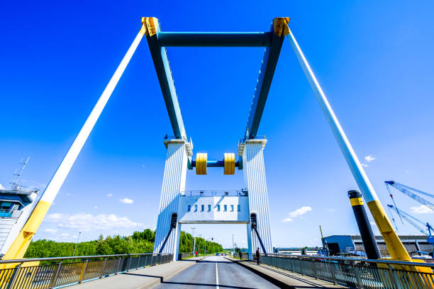 istock counterpoise bridge near hamburg - germany 1364470037