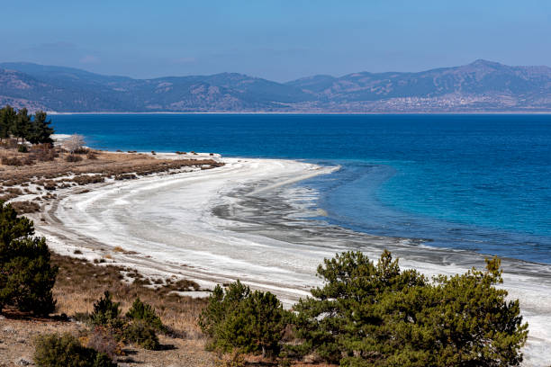 lago salda in turchia - arid climate asia color image day foto e immagini stock