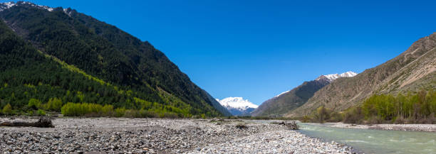 istock Beautiful view of Mount Cheget in the Baksan gorge, 1364478385