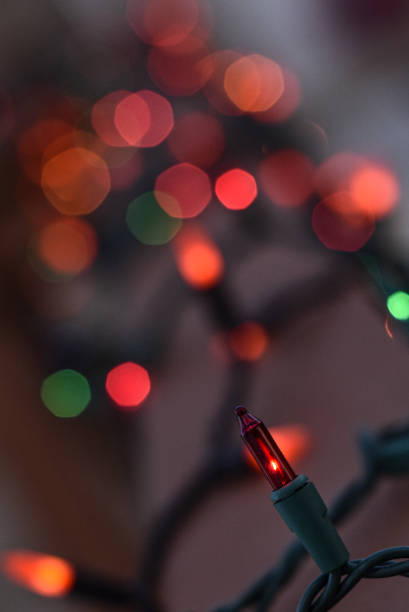 istock Beautiful outdoor Christmas lights 1364487204