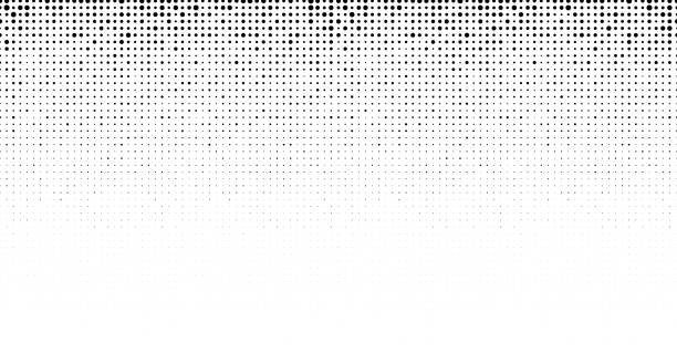 półkolośne kropki gradientowe tła - technology textured abstract pattern stock illustrations