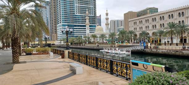 istock Sharjah Al qasba canal 1364491432