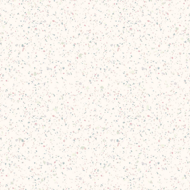 ilustrações de stock, clip art, desenhos animados e ícones de terrazzo marble seamless pattern. realistic vector texture of mosaic floor - ceramics